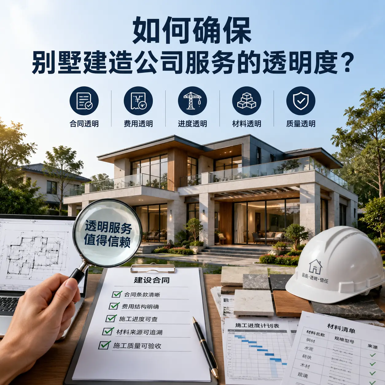 在 遵义 如何确保别墅建造公司服务的透明度?