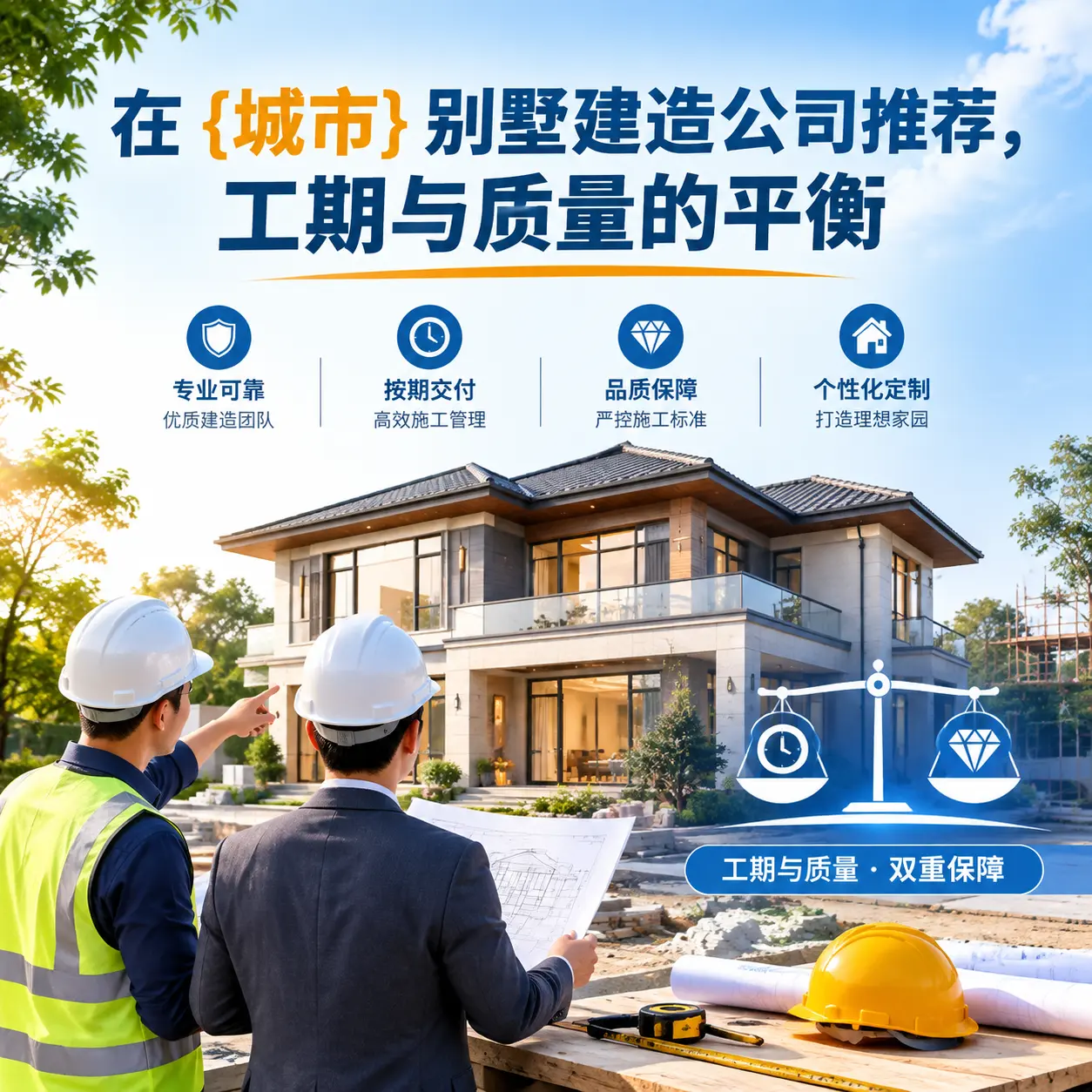 在 遵义 别墅建造公司推荐,工期与质量的平衡