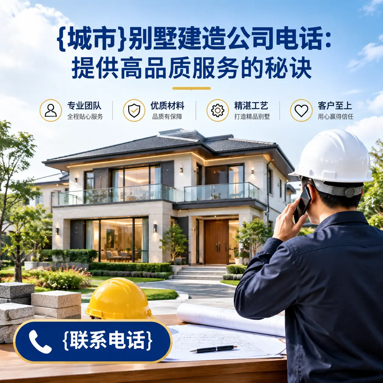 遵义别墅建造公司电话：提供高品质服务的秘诀