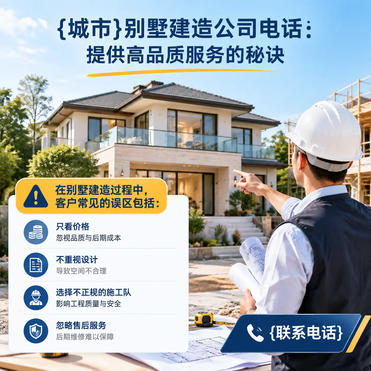 遵义别墅建造公司电话：提供高品质服务的秘诀