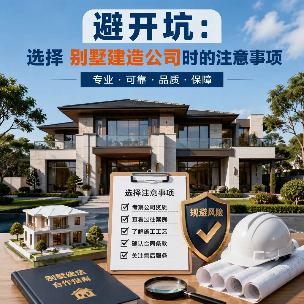 避开坑：选择 遵义 别墅建造公司时的注意事项