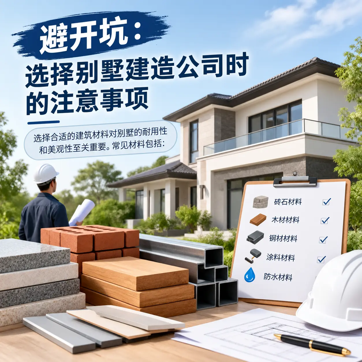 避开坑：选择 遵义 别墅建造公司时的注意事项
