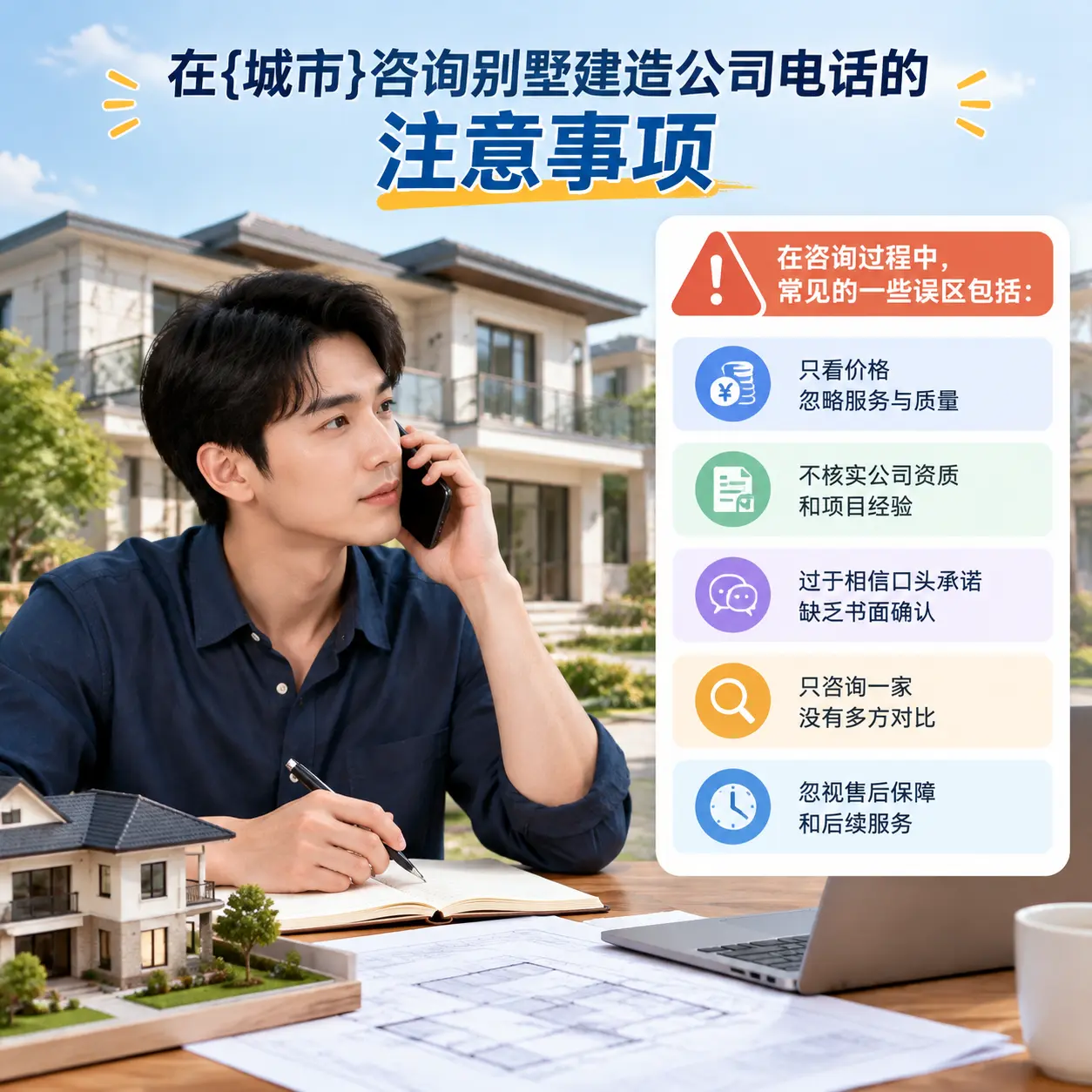 在遵义咨询别墅建造公司电话的注意事项